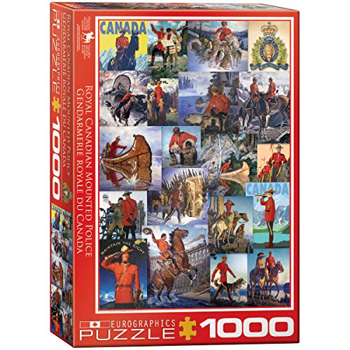RCMP Collage 1000-Piece Puzzle by Eurographics - Vintage