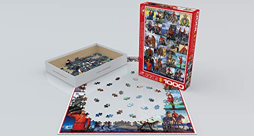 RCMP Collage 1000-Piece Puzzle by Eurographics - Vintage