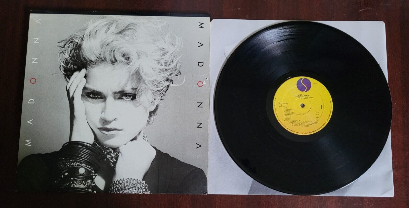Madonna's Vintage Vinyl LP (Self-titled) - 1983 Canada