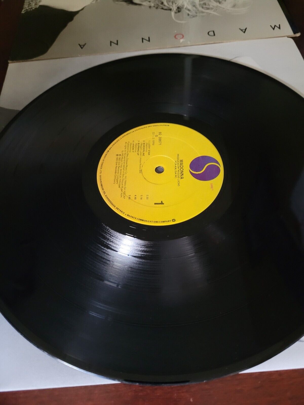 Madonna's Vintage Vinyl LP (Self-titled) - 1983 Canada