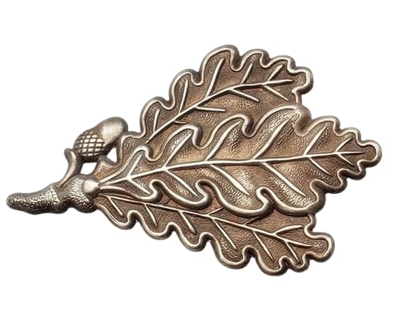 German WW2 Army Sniper Oak Leaf Enamel Pin