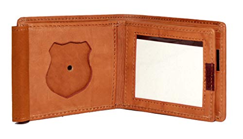 Vintage RCMP Bi-fold Badge Wallet in British Tan