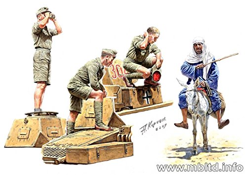 Vintage German Artillery Crew Assembly Parts - 1:35 Scale