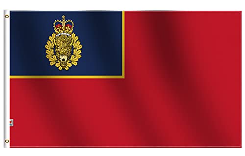 Vintage Canada Mounties Flag - Royal Canadian Mounted Police