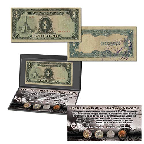 Vintage Pearl Harbor Japanese Invasion Coin Currency Collection