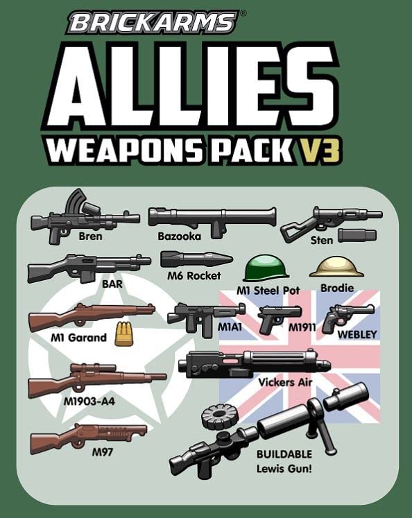 Vintage Allies Military Pack v3 for Minifigures