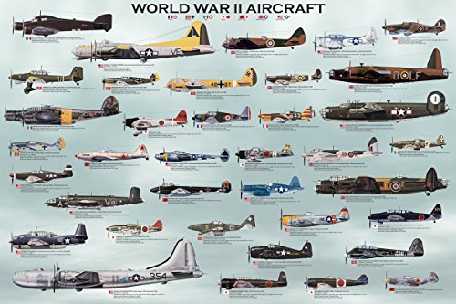 Eurographics Vintage World War II Aircraft Poster