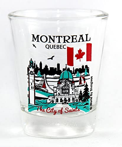 Vintage Montreal Quebec City Shot Glass