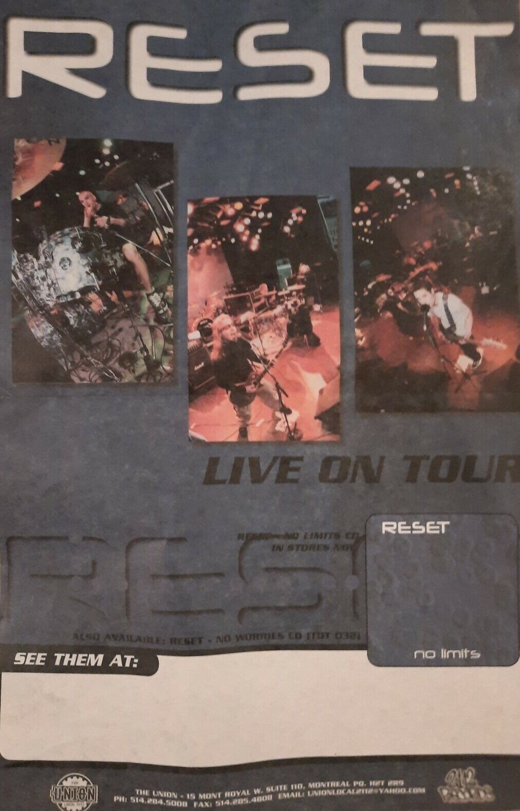 Vintage 90s Canadian Punk Simple Plan Album Poster