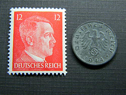Vintage Nazi Swastika 1 Reichspfennig Coin