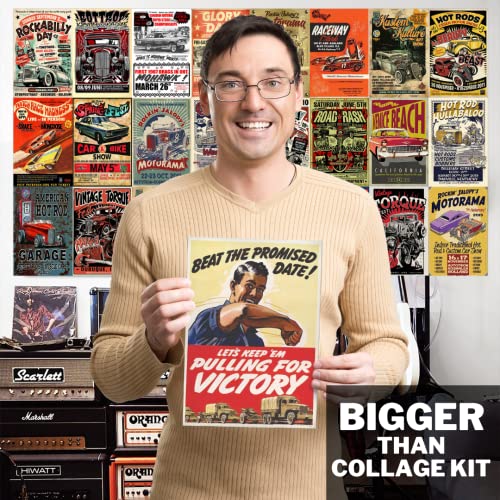 WW2 Vintage Posters Set - Retro WWII Art