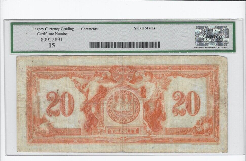 Vintage 1917 Canadian Bank of Commerce $20