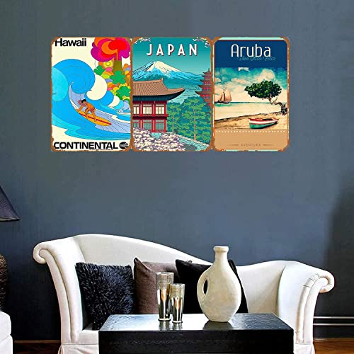 Vintage Canada Railroad Train Advertisement Metal Poster 12X16Inch