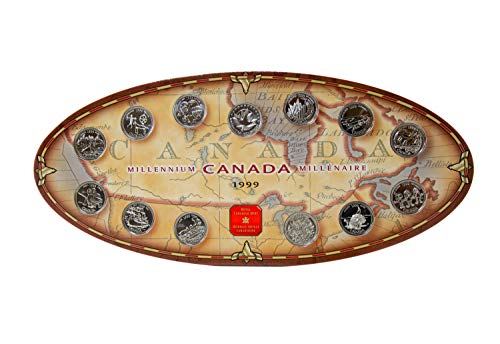 Vintage 1999 Millennium Canada Coin Medallion Set
