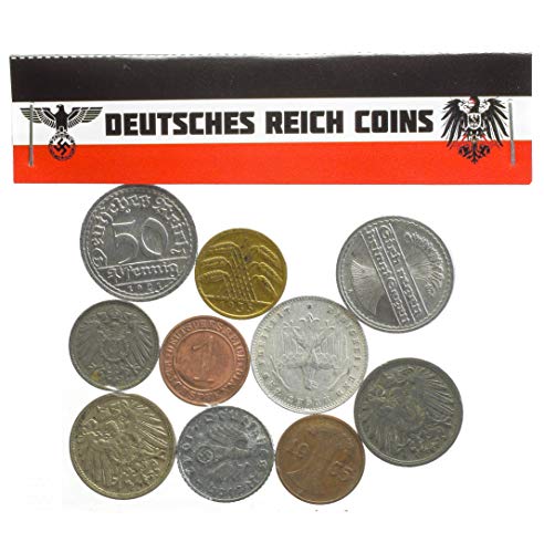 Vintage German Coins 1871-1945: Collectible Currency for Collection