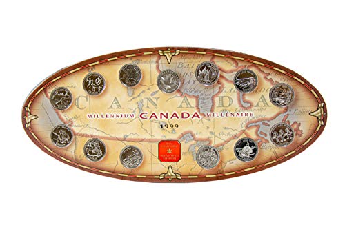 Vintage 1999 Millennium Canada Coin Medallion Set