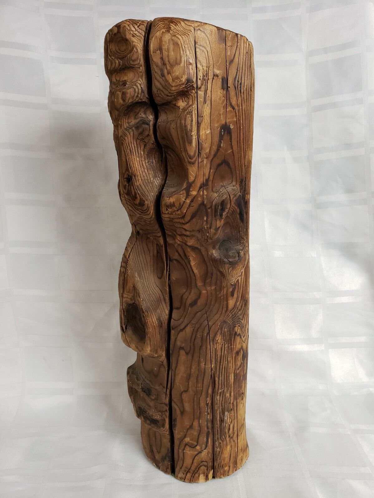 Canadian Vintage Driftwood Log Art - British Columbia