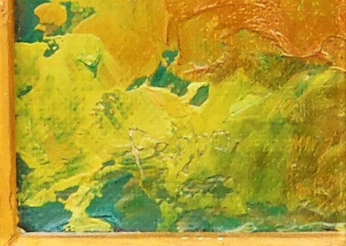 Late Autumn Vintage oil-on-board painting by Marcello Febbo