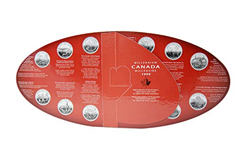 Vintage 1999 Millennium Canada Coin Medallion Set