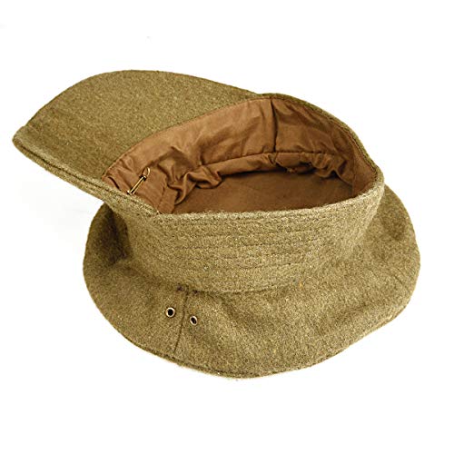 WW1 Vintage Canadian/British Trench Cap and Badge