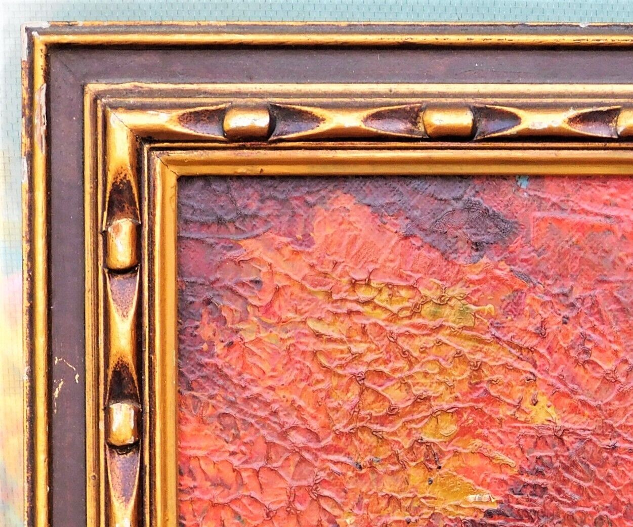 Late Autumn Vintage oil-on-board painting by Marcello Febbo