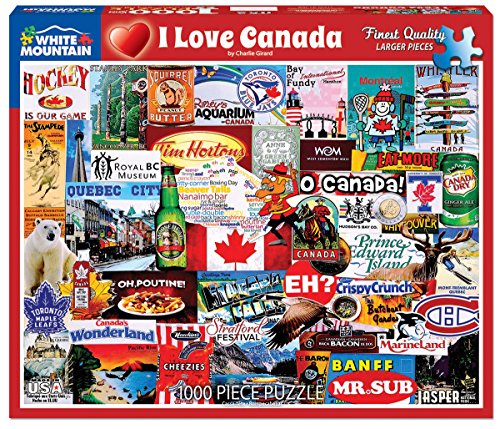 I Love Canada 1000 Piece Jigsaw Puzzle