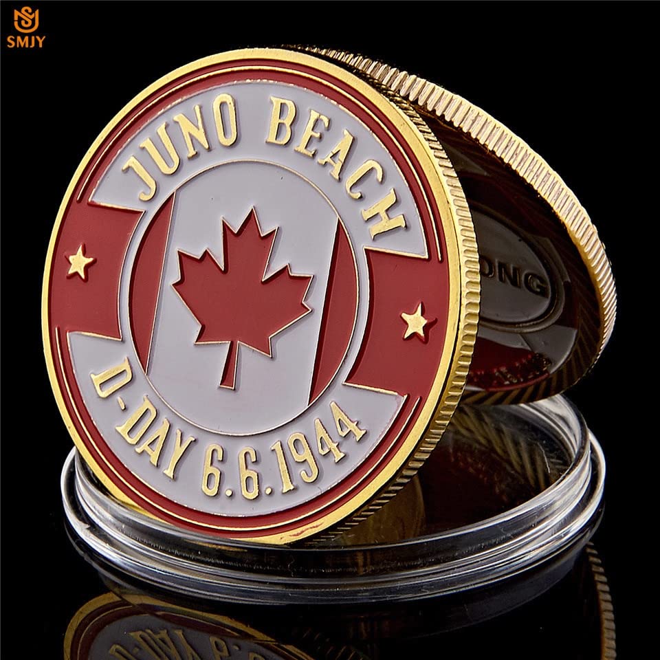 WW II D-Day Juno Beach Canadian Vintage Memorial