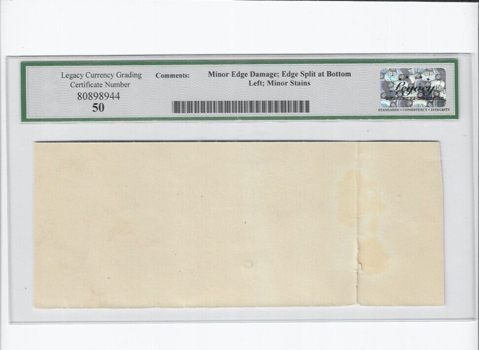 1917 Canadian Bank of Commerce $10 Proof AU-50