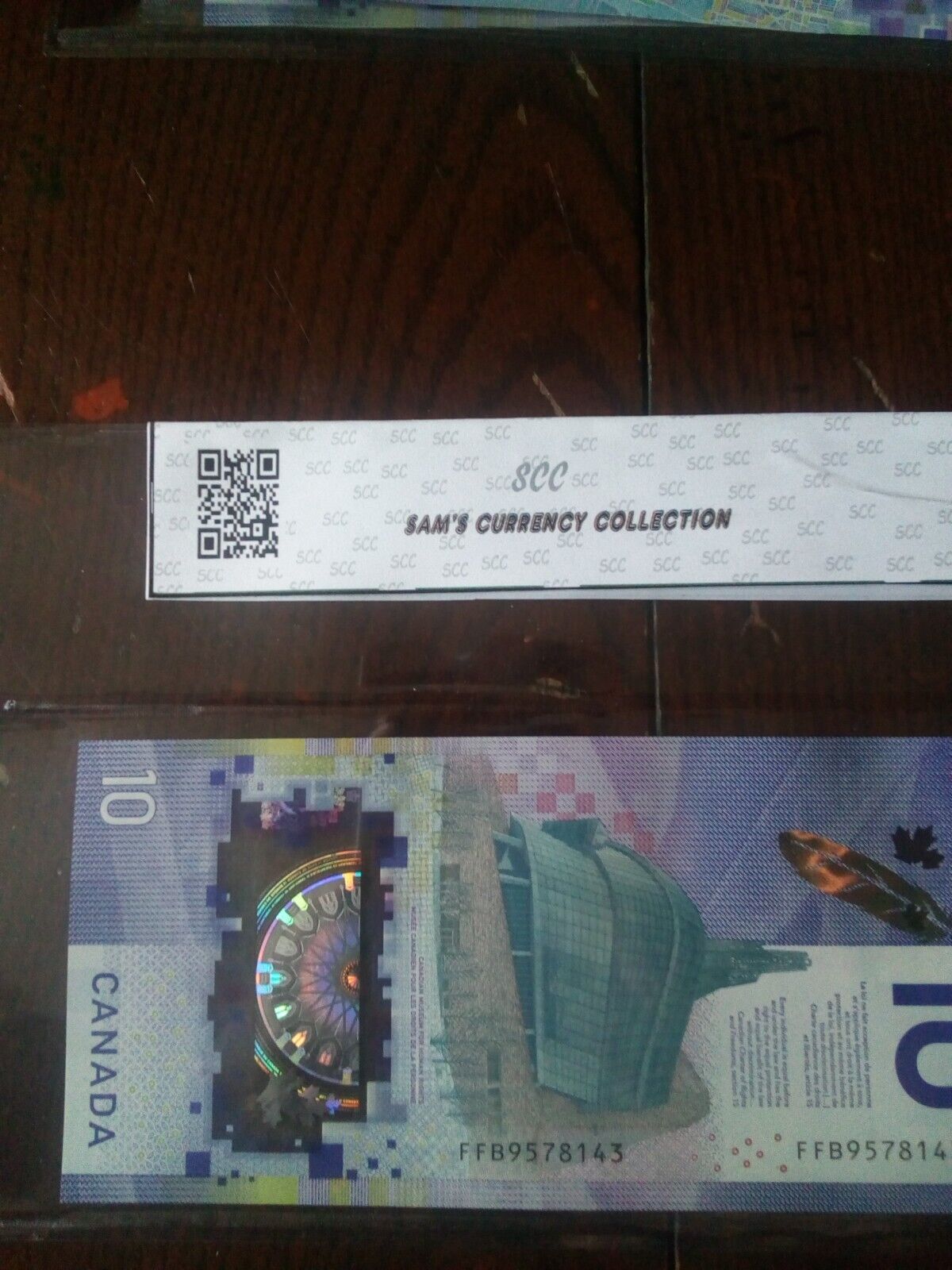 Vintage Canadian Police Bank Note 2018