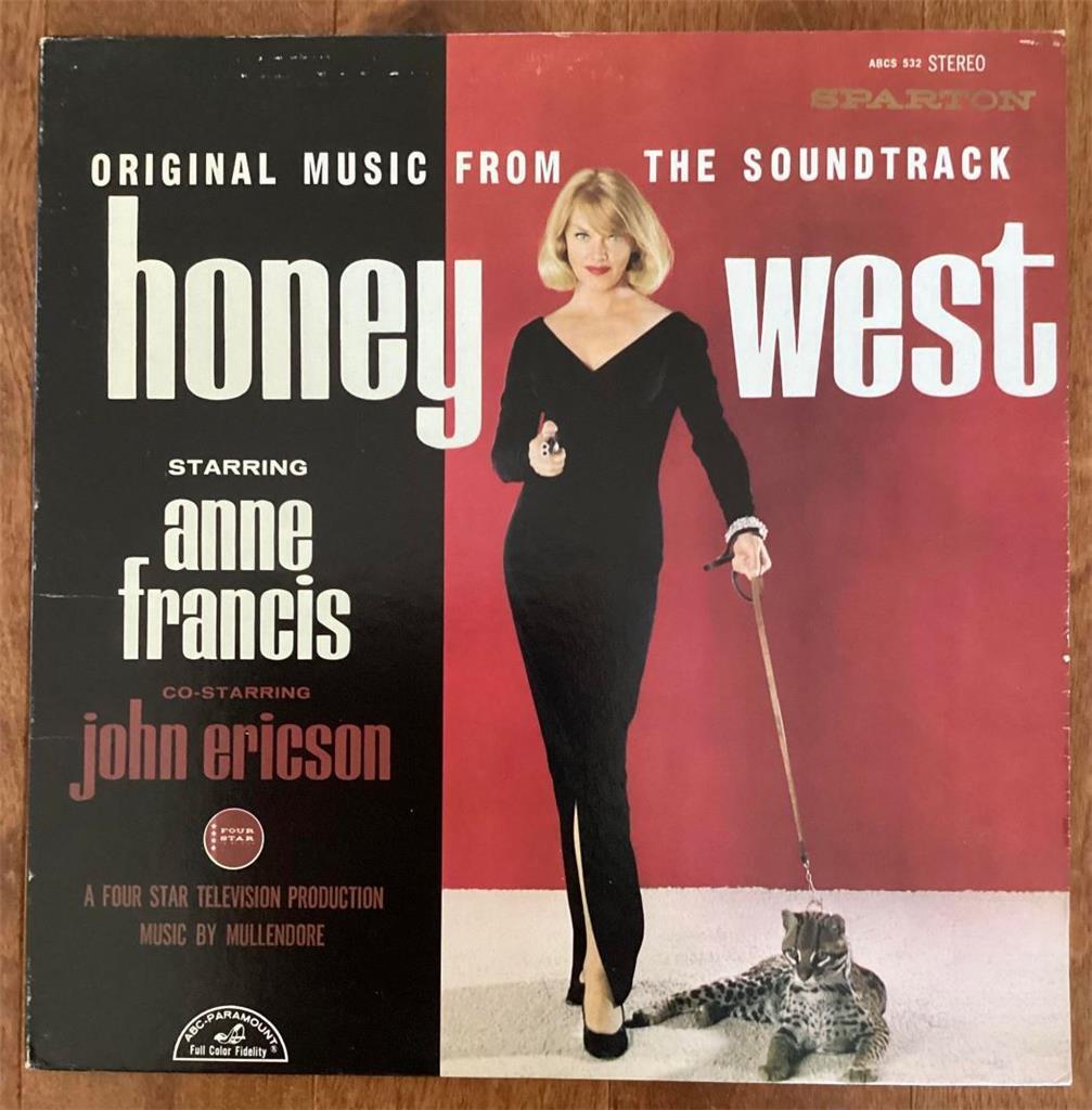 Anne Francis Honey West Original Vintage Canadian Soundtrack LP