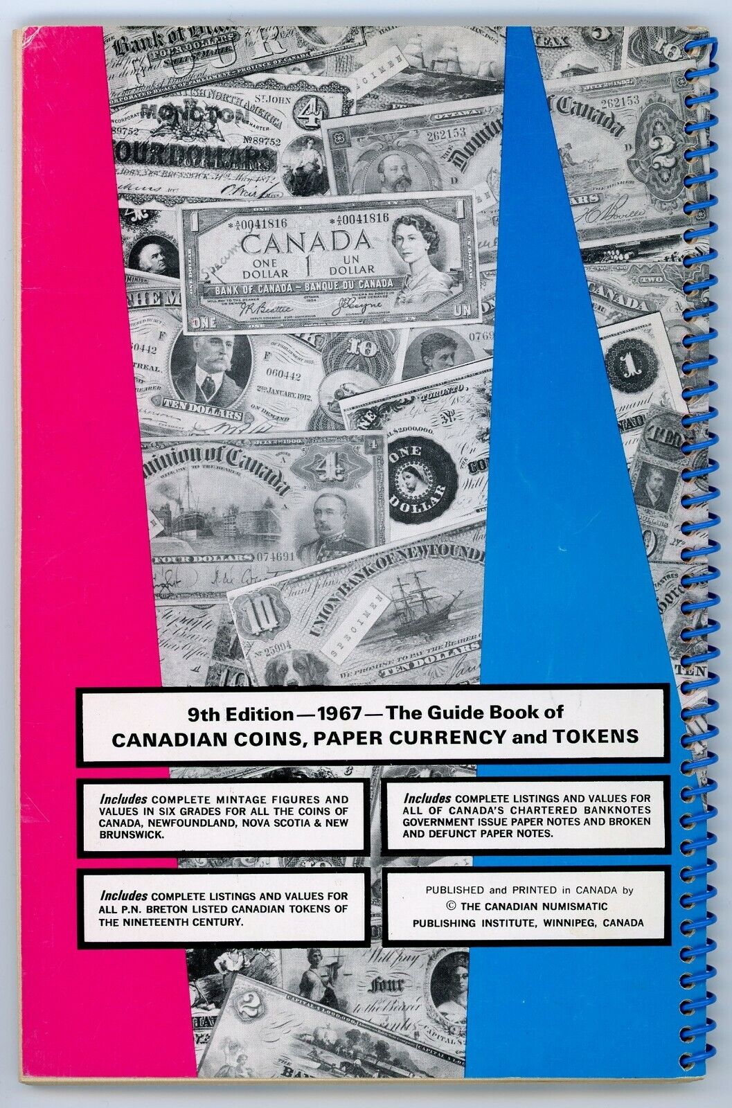 Vintage 1967 Canadian Coins & Currency Guide