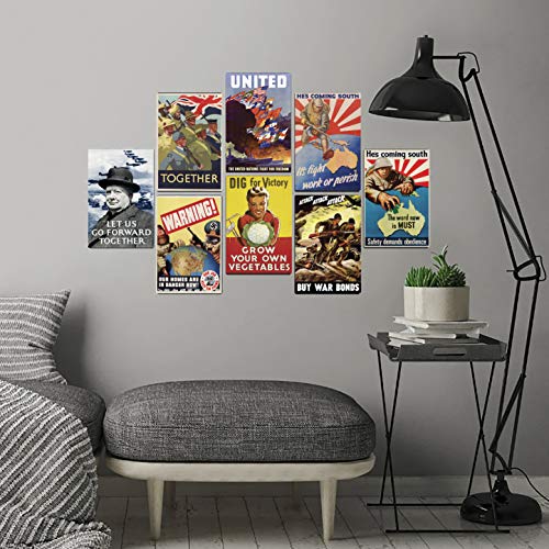 WW2 Vintage Posters for Bedroom, Pub, Bar