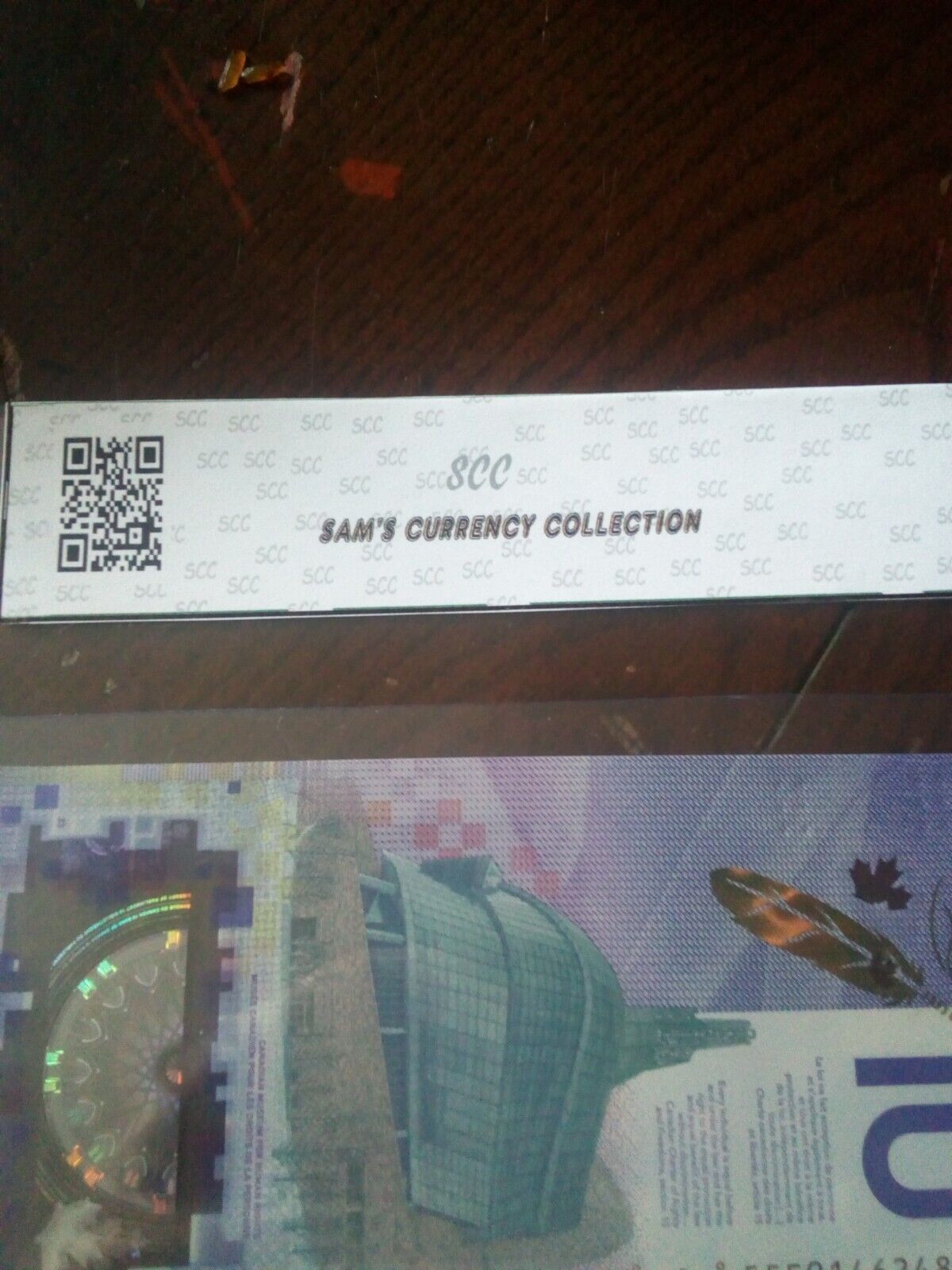 Vintage Canadian Bank Note - Vertical Polymer $10