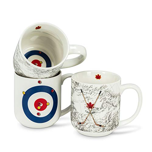 Vintage Hockey Sticks & Map Mug