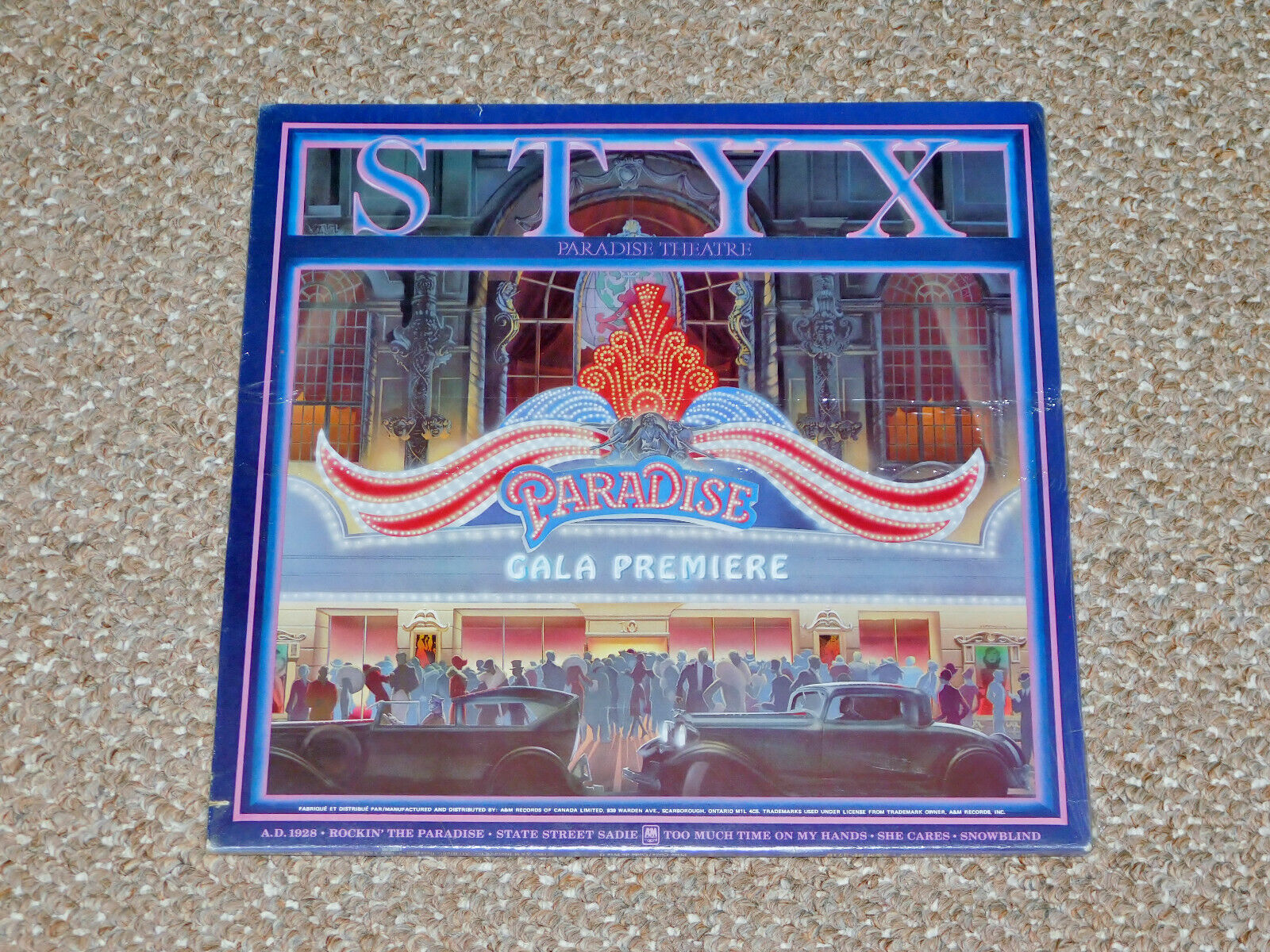 Vintage Styx - Paradise Theatre Vinyl Record