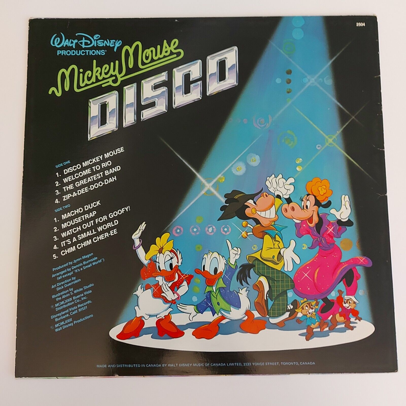 Mickey Mouse Disco Vinyl LP 1979