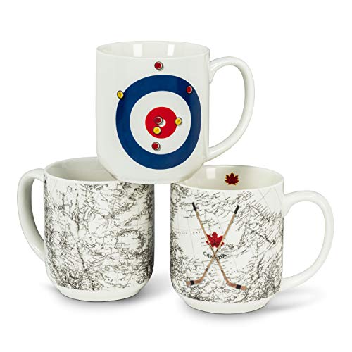 Vintage Hockey Sticks & Map Mug