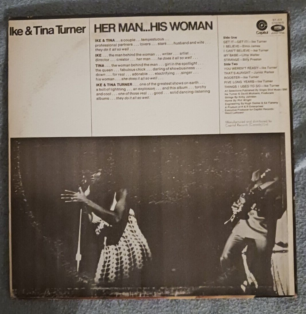 IKE & TINA TURNER Vinyl Record LP - Canadian