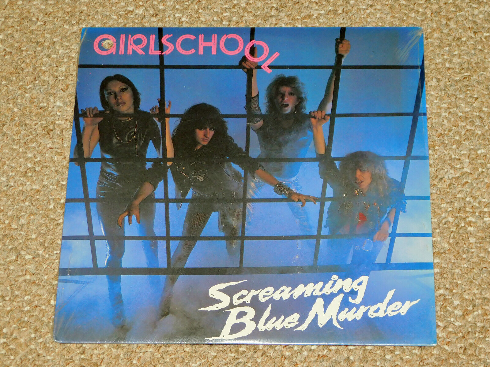 Vintage Girlschool - Screaming Blue Murder Vinyl 1982