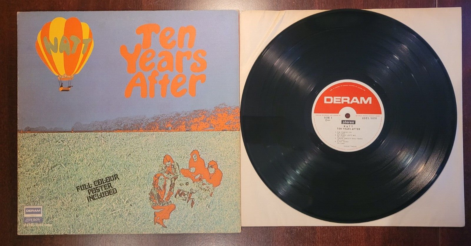 Vintage Ten Years After Vinyl LP 1970