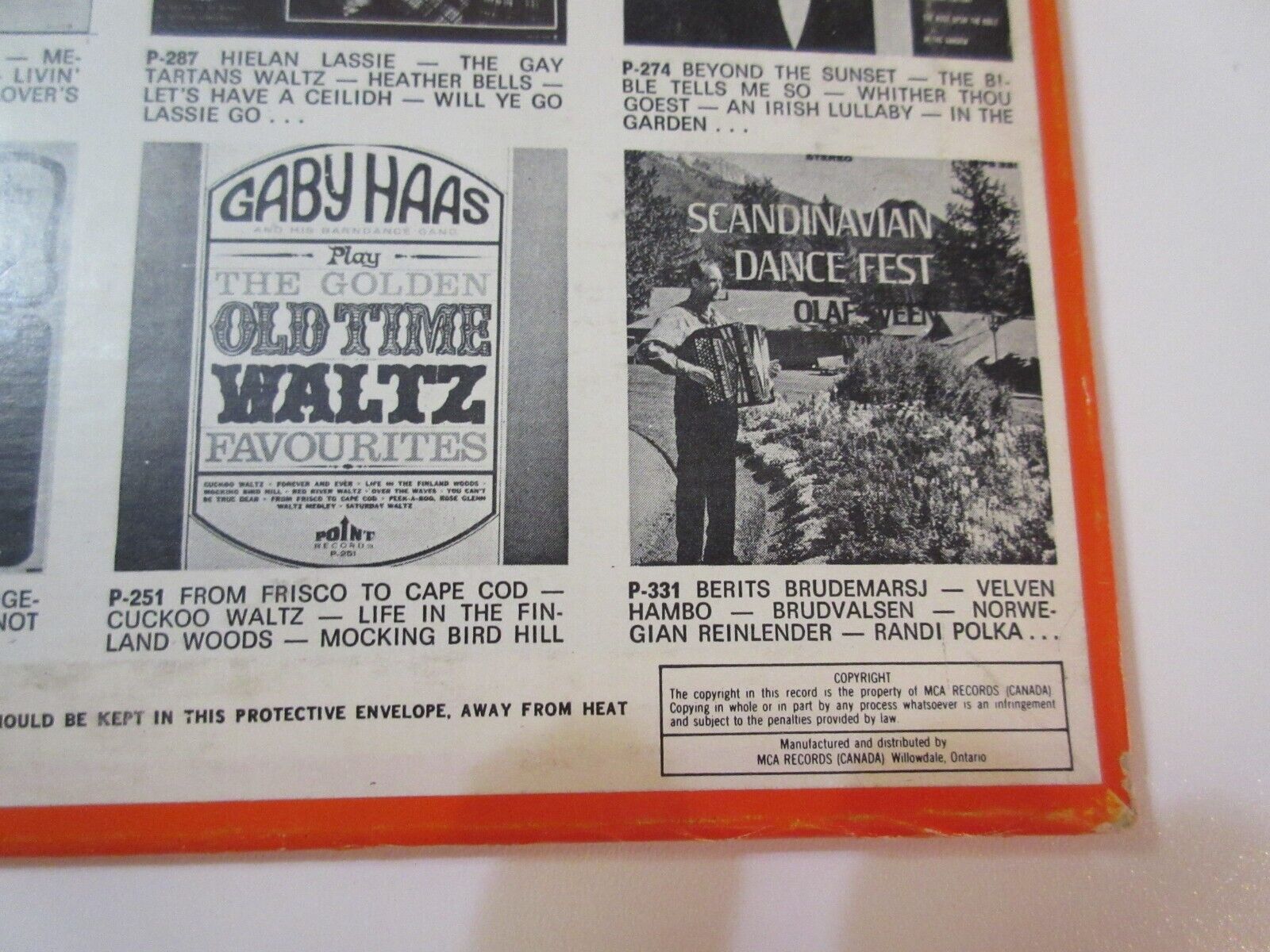 Vintage Canadian Pressing Fendermen "Mule Skinner Blues" Vinyl