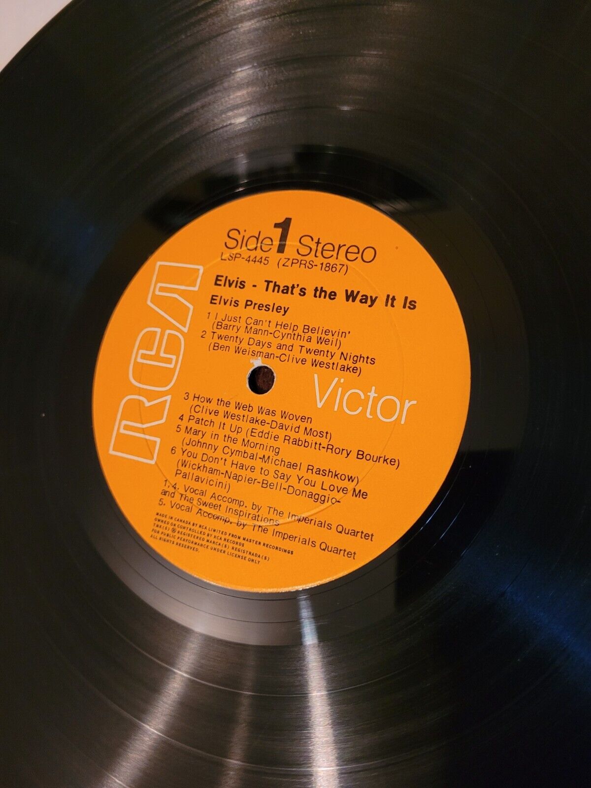 Elvis Presley - "That's The Way It Is" Vinyl LP