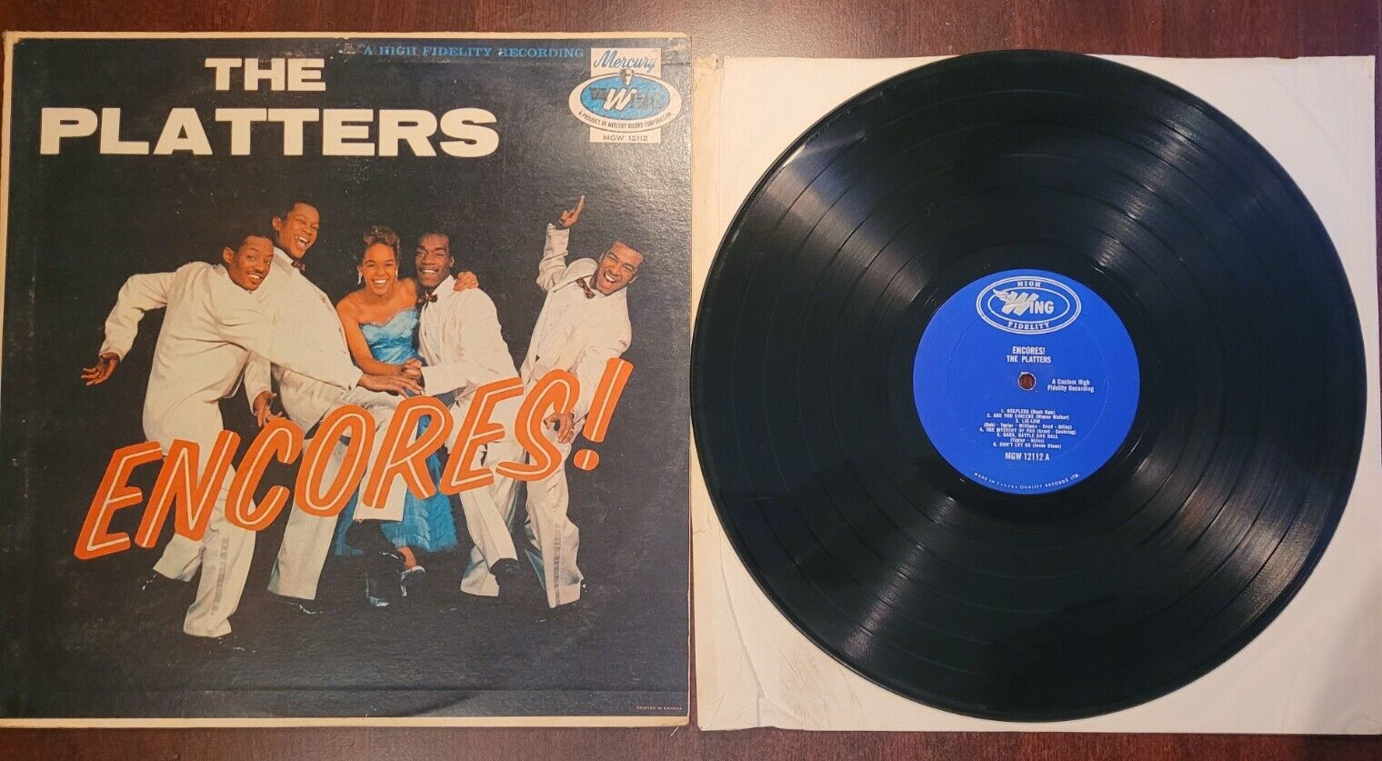 The Platters - Encores! Vintage Vinyl LP
