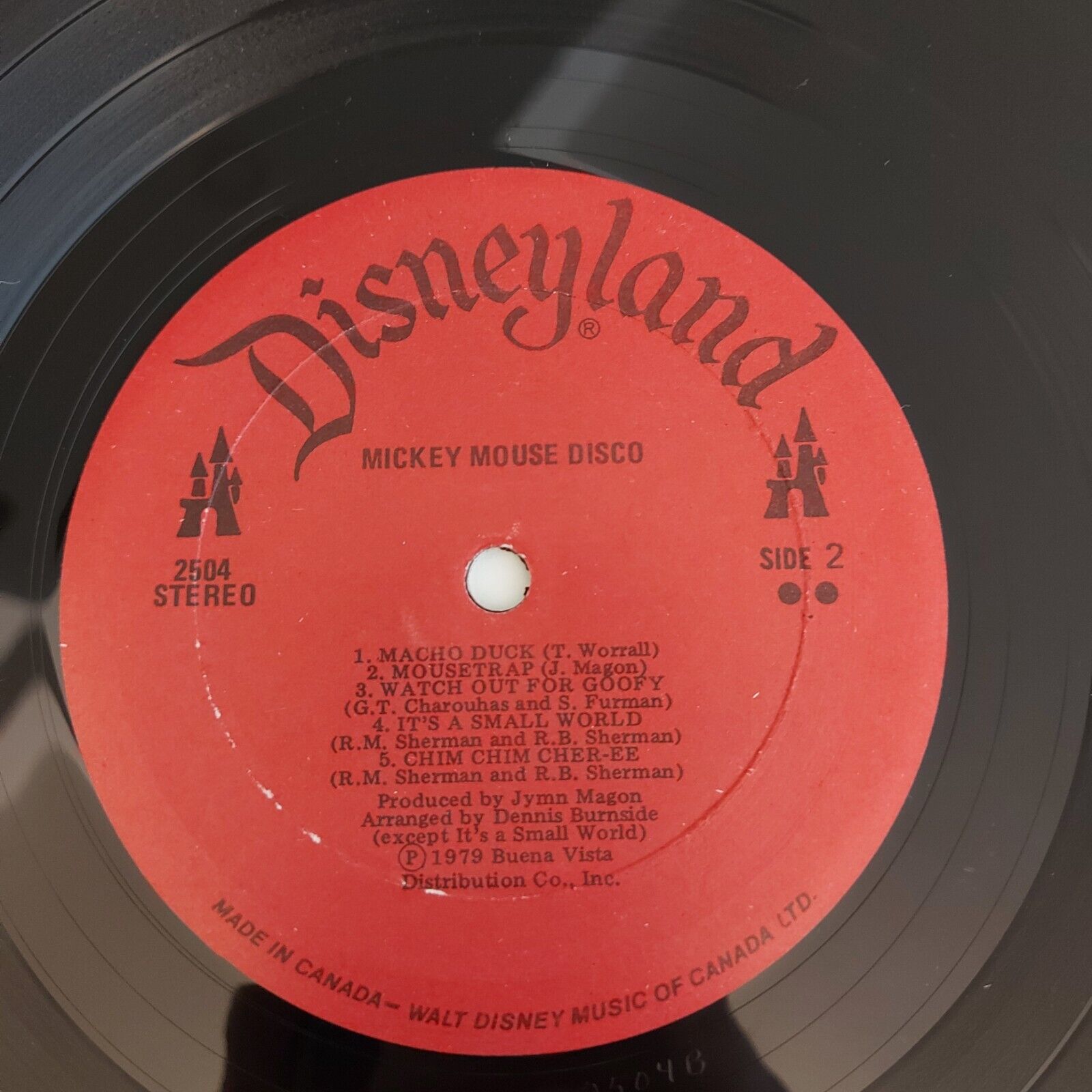 Mickey Mouse Disco Vinyl LP 1979