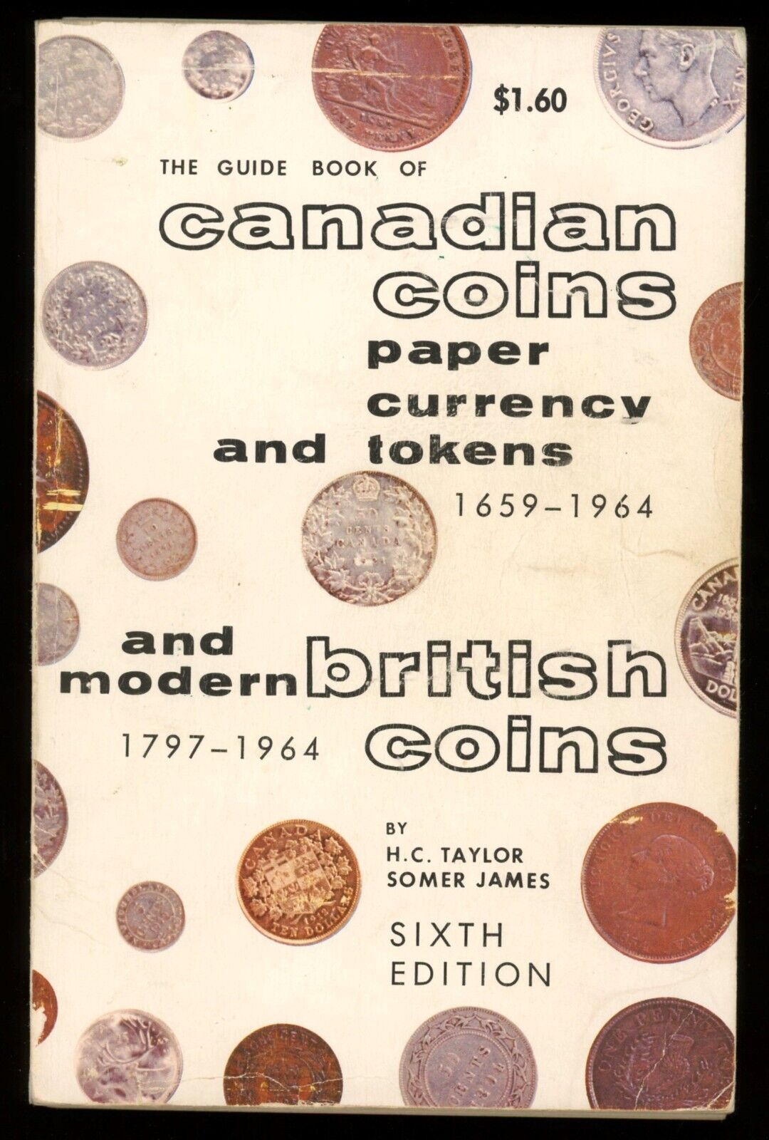 Vintage 1964 Canadian Coins, Currency & Tokens