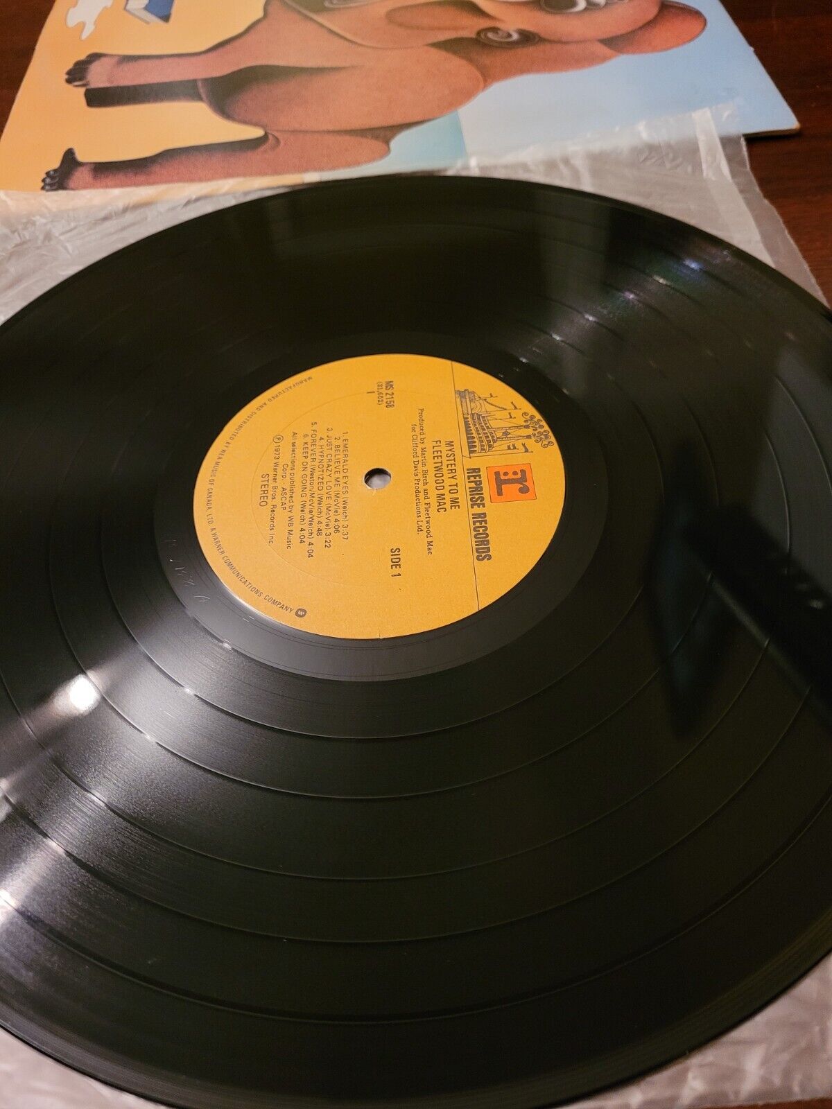 Vintage Fleetwood Mac Mystery to Me Vinyl LP - 1973 Canadian Edition