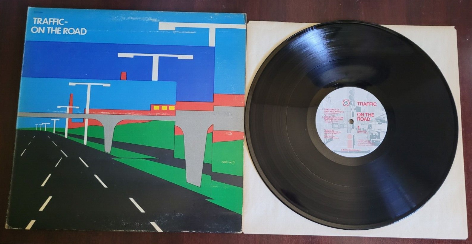 1973 Vintage Vinyl LP - Traffic, On The Road