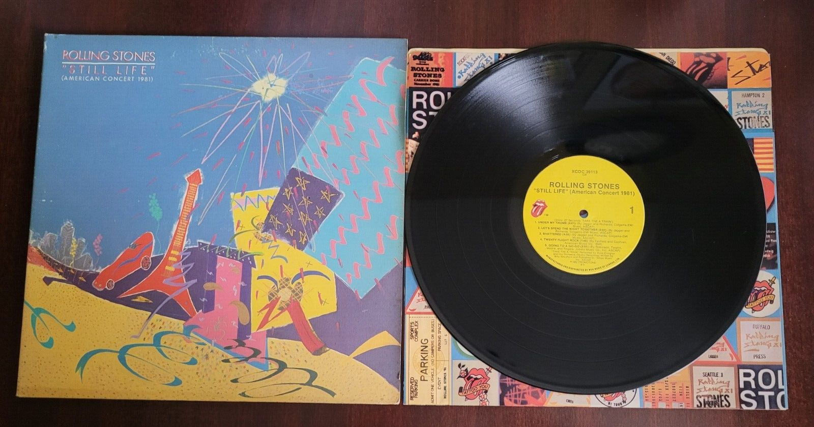 Rolling Stones Vintage Vinyl LP LIVE - 1982 Canada