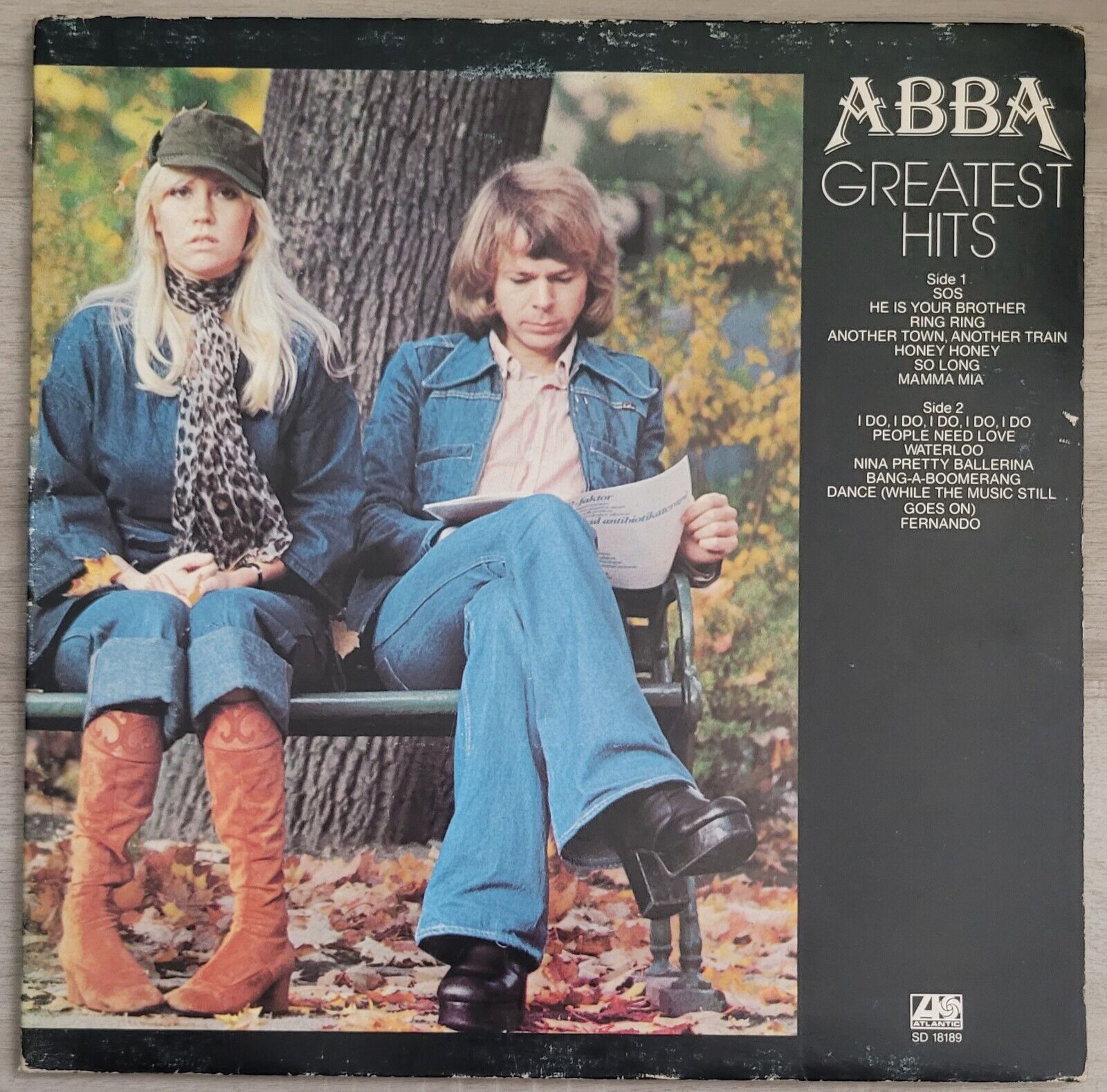 ABBA "Greatest Hits" Vinyl LP - Vintage 1976