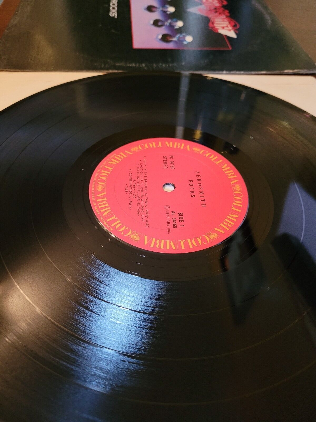 Aerosmith - Rocks Vinyl LP 1976 (TESTED) CBS